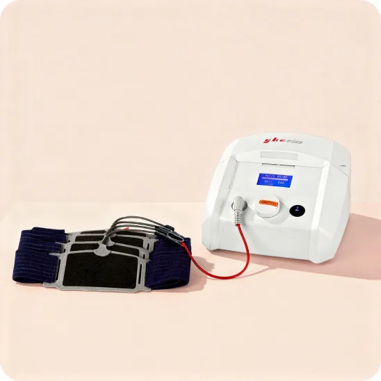 Das HiToP® PNP Heimtherapiegerät mit Zubehör